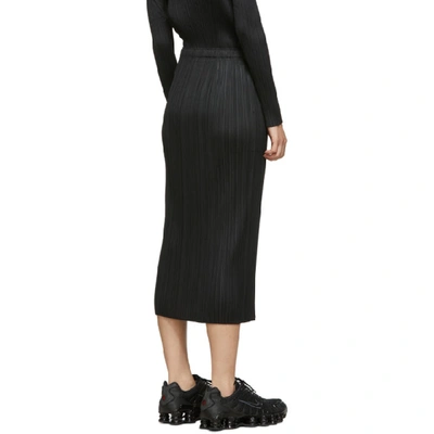 Shop Issey Miyake Pleats Please  Black Basics Skirt