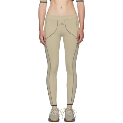 Shop A-cold-wall* Beige Piping Leggings