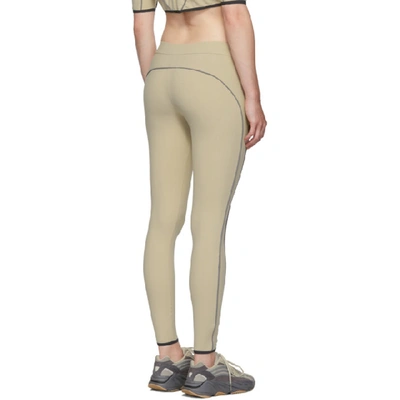Shop A-cold-wall* Beige Piping Leggings