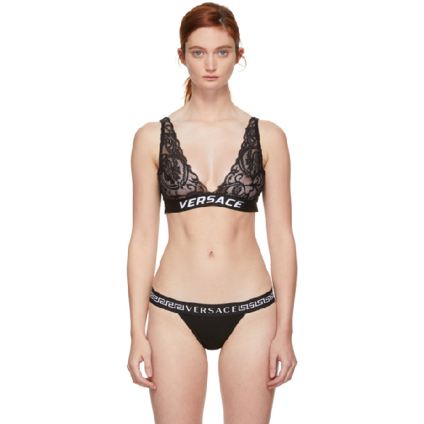 versace lace bralette