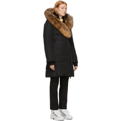 Shop Mackage Black Down & Fur Classic Kay Parka