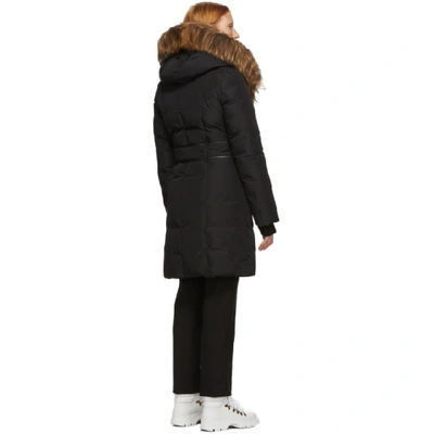 Shop Mackage Black Down & Fur Classic Kay Parka