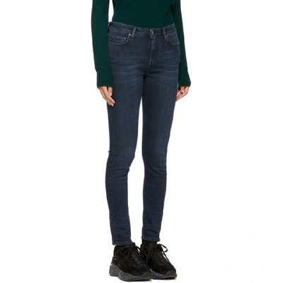 Shop Acne Studios Indigo Bla Konst Climb Jeans In Blue Black