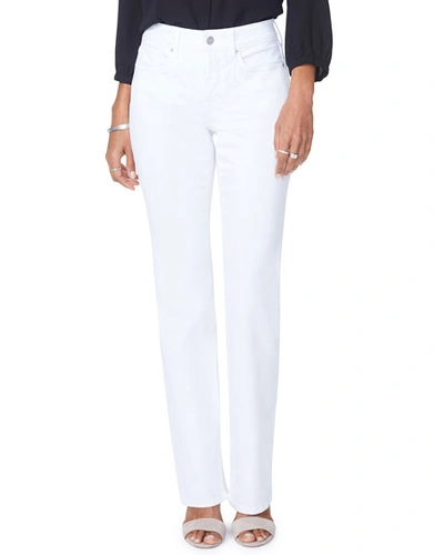 Shop Nydj Barbara Boot-cut Jeans In Optic White
