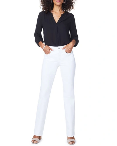 Shop Nydj Barbara Boot-cut Jeans In Optic White