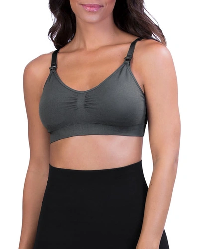 Shop Belly Bandit Maternity Bandita Nursing Bra With Removable Pads In Black