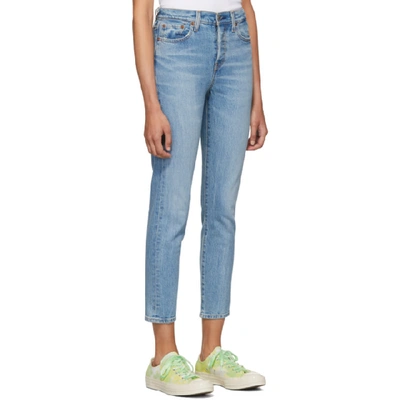 Shop Levi's Levis Blue Wedgie Jeans In Bright Side