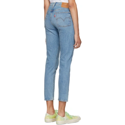 Shop Levi's Levis Blue Wedgie Jeans In Bright Side