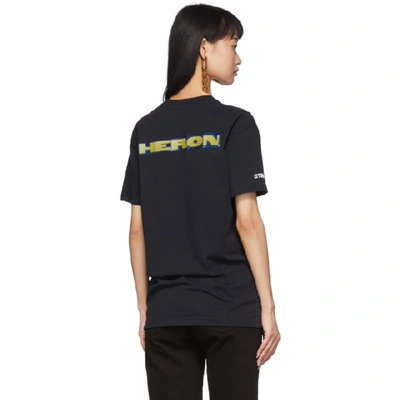 Shop Heron Preston Black Heron Patch T-shirt In Offblack