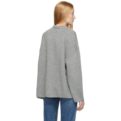 Shop Totême Toteme Grey Noma Sweater In 346 Lt Grey
