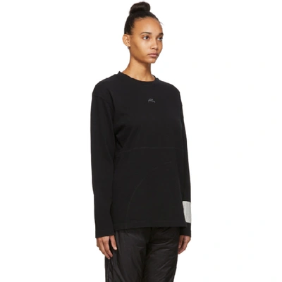 Shop A-cold-wall* Black Overlock Long Sleeve T-shirt