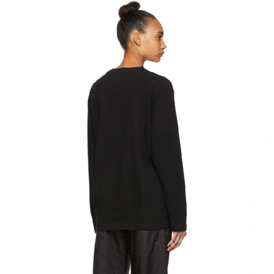 Shop A-cold-wall* Black Overlock Long Sleeve T-shirt