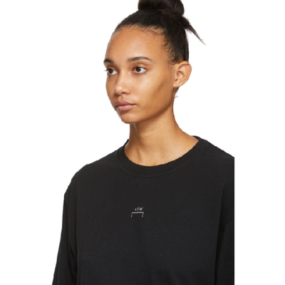 Shop A-cold-wall* Black Overlock Long Sleeve T-shirt