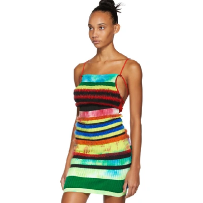 Shop Agr Ssense Exclusive Multicolor Strap Dress In Blue