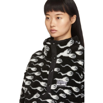 Shop Ashley Williams Black Fleece Happy Sperm Juju Pullover