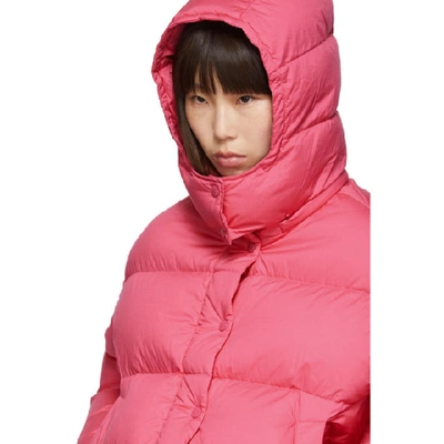 Shop Moncler Pink Down Onis Jacket In 51d Pink