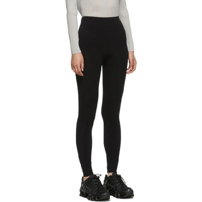 Shop Issey Miyake Pleats Please  Black Apoc Skin 1 Leggings In 15 Black