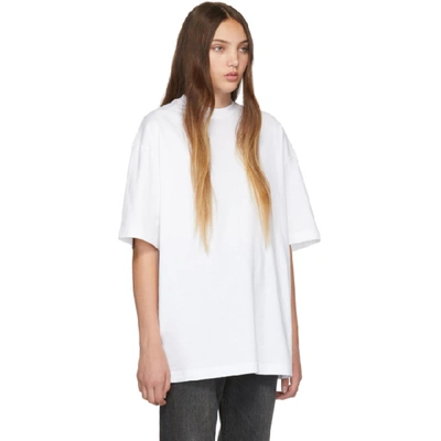 Shop Balenciaga White Tattoo T-shirt In 9044 Off Wh
