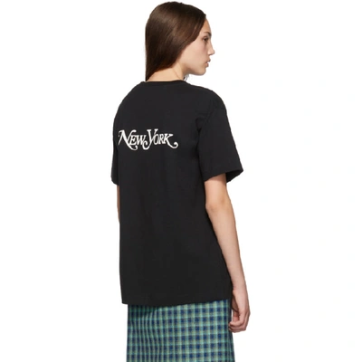 Shop Marc Jacobs Black New York Magazine Edition The Logo T-shirt In 001 Black