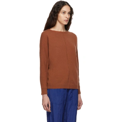 Shop 's Max Mara Max Mara Brown Cashmere Masque Sweater In 005 Copper