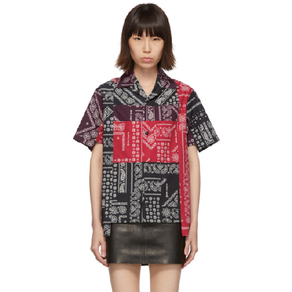 palm angels bandana shirt