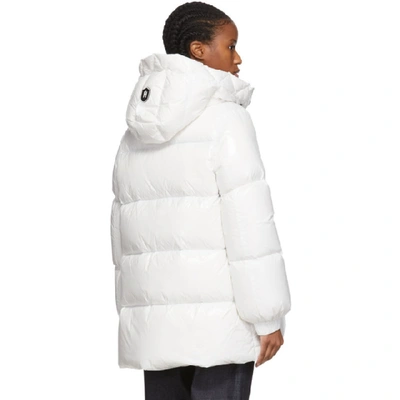 Shop Mackage Off-white Down Emerie Jacket