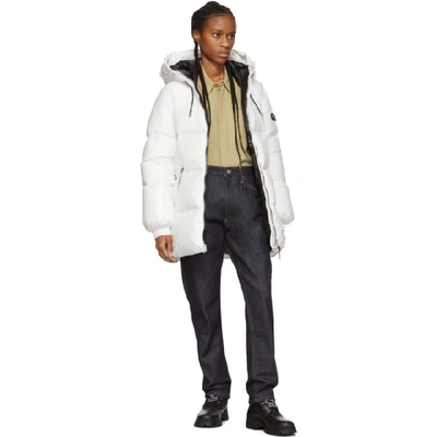 Shop Mackage Off-white Down Emerie Jacket