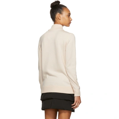 Shop A-cold-wall* Beige Merino 3d Sweater In Bone