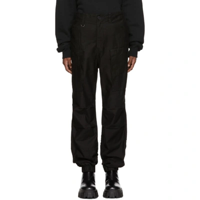 Shop Ambush Black Flight Cargo Pants