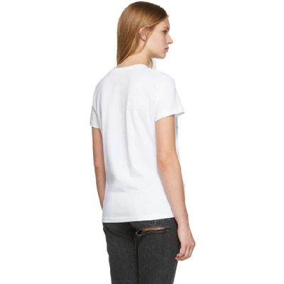 Shop Helmut Lang White World Turns T-shirt In Chalk White