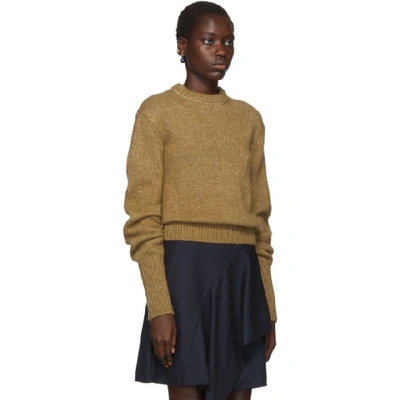 Shop Chloé Chloe Beige Alpaca And Silk Sweater In 24r Beigemu