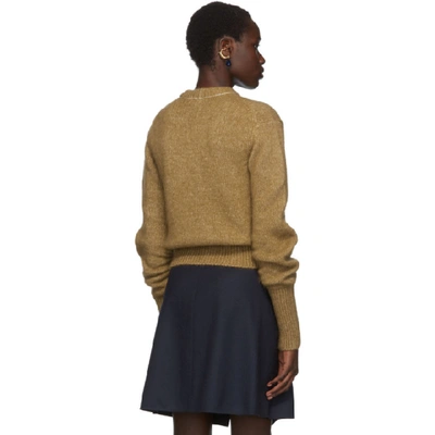 Shop Chloé Chloe Beige Alpaca And Silk Sweater In 24r Beigemu
