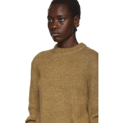 Shop Chloé Chloe Beige Alpaca And Silk Sweater In 24r Beigemu