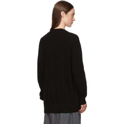 Shop Rag & Bone Rag And Bone Black Cashmere Logan V-neck Sweater In 1 Black