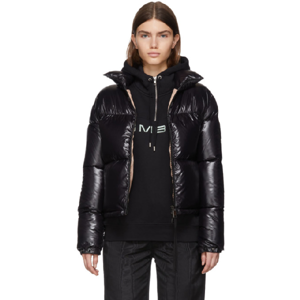 Moncler Rimac Nylon Laqué Down Jacket In 998 Charcoa | ModeSens