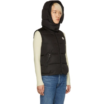 Shop Moncler Black Down Gallinule Vest In 999 Black