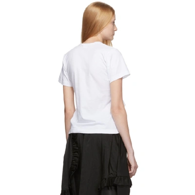 Shop Comme Des Garçons Comme Des Garçons Comme Des Garcons Comme Des Garcons White Ruffle Shirt In 2 White