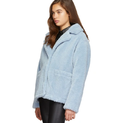 Shop Stand Studio Blue Marina Jacket In 4040skyblue