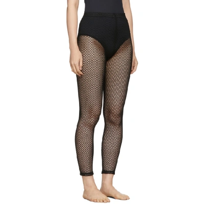 Shop Comme Des Garçons Comme Des Garcons Black Small Net Tights In 1 Black