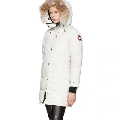 Shop Canada Goose White Down Shelburne Parka In 827 Early L