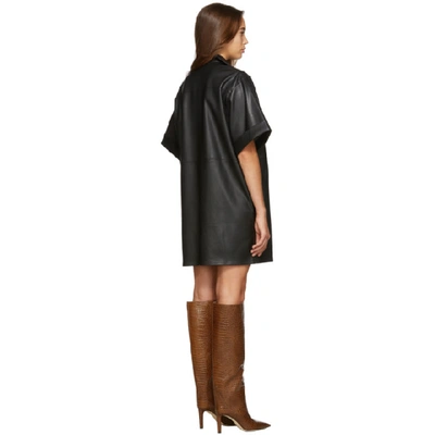 Shop Aeron Black Anok Tunic Dress In 002 Black