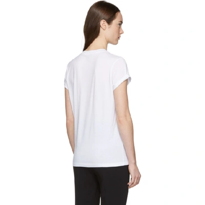 Shop Stella Mccartney White Suitable For Vegetarians T-shirt In 9000 White