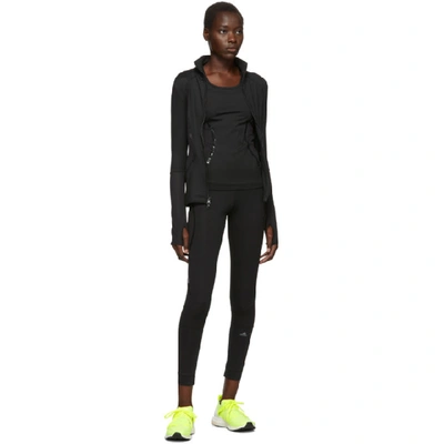 Shop Adidas By Stella Mccartney Black Performance Essentials Tights