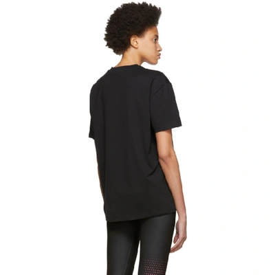 Shop Givenchy Black Glow-in-the-dark Logo T-shirt