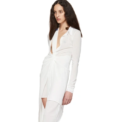 Shop Jacquemus White La Robe Bellagio Dress