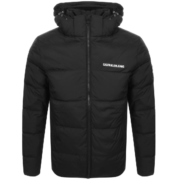 hooded down jacket calvin klein