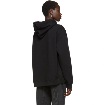 Shop Raf Simons Black Ring Hoodie