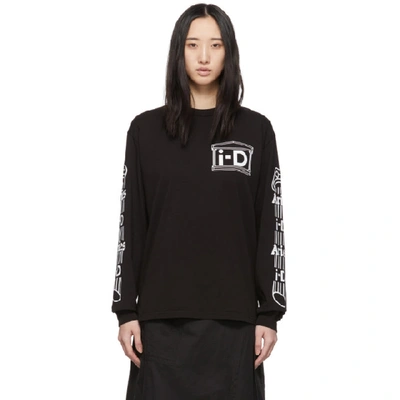 Shop Aries Black I-d Edition Rats Long Sleeve T-shirt