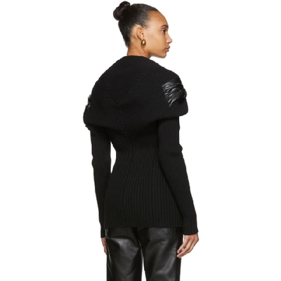 Shop Bottega Veneta Black Techno Wool Sweater In 1000 Black