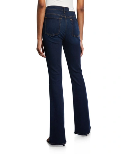 Shop 7 For All Mankind Ali High-rise Dark-wash Jeans In Tried And True